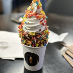 Twisted Rolls Chimney Cake - Fruity Pebble Chimney Cake