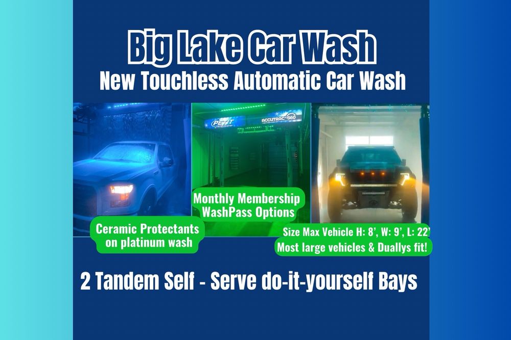 BIG LAKE CAR WASH Updated July 2024 Request a Quote 111 Sherburne
