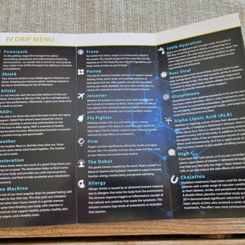 The Dripbar - IV Drip Menu - IV Hydration Near Me - Melbourne, Florida