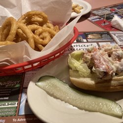 LandMark Restaurant - Onion rings and lobster roll special