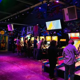Arcades and Pinball machines, and skeeball. Arcades and Pinball machines, and skeeball.