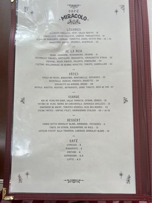 Menu photo 3 Café Miracolo Montreal, QC Menu photo 3 Café Miracolo Montreal, QC