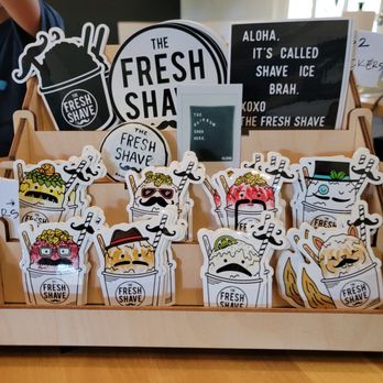 The Fresh Shave - Cute Stickers - Shaved Ice Near Me - Koloa, Hawaii The Fresh Shave - Cute Stickers - Shaved Ice Near Me - Koloa, Hawaii