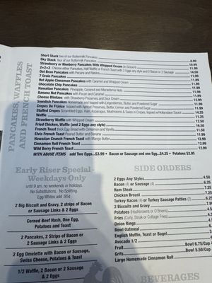 Menu photo 2 The Egg House Simi Valley, CA