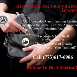 Defensive Tactics Training Academy - Quality Training For People Who Are Serious About Their Firearms Training!