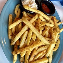 French Fries with Oregano and Feta Cheese French Fries with Oregano and Feta Cheese