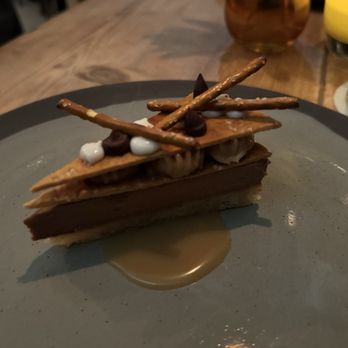 Wild Common - Dessert: take five:  milk chocolate, peanut, pretzel - New American Near Me - Charleston, South Carolina