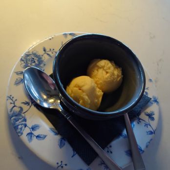 The Foxtail on the Lake - Peach sorbet - Seafood Near Me - Des Plaines, Illinois The Foxtail on the Lake - Peach sorbet - Seafood Near Me - Des Plaines, Illinois