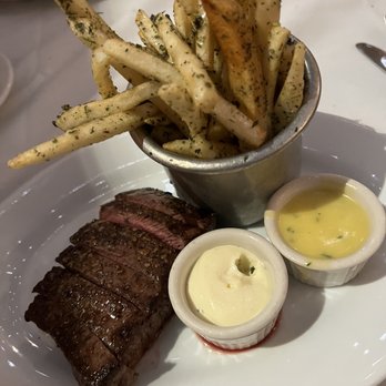 Bistro Vendôme - Steak et Pommes Frites with garlic butter sauce - French Near Me - Denver, Colorado Bistro Vendôme - Steak et Pommes Frites with garlic butter sauce - French Near Me - Denver, Colorado