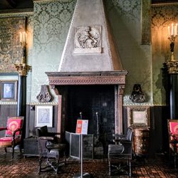 Isabella Stewart Gardner Museum - Fireplace at Isabella Stewart Gardner Museum