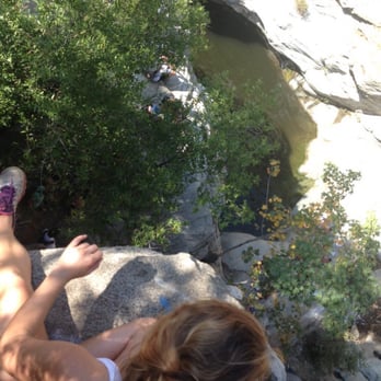Hermit Falls - Overlooking hermit falls - Hiking Near Me - Arcadia, California