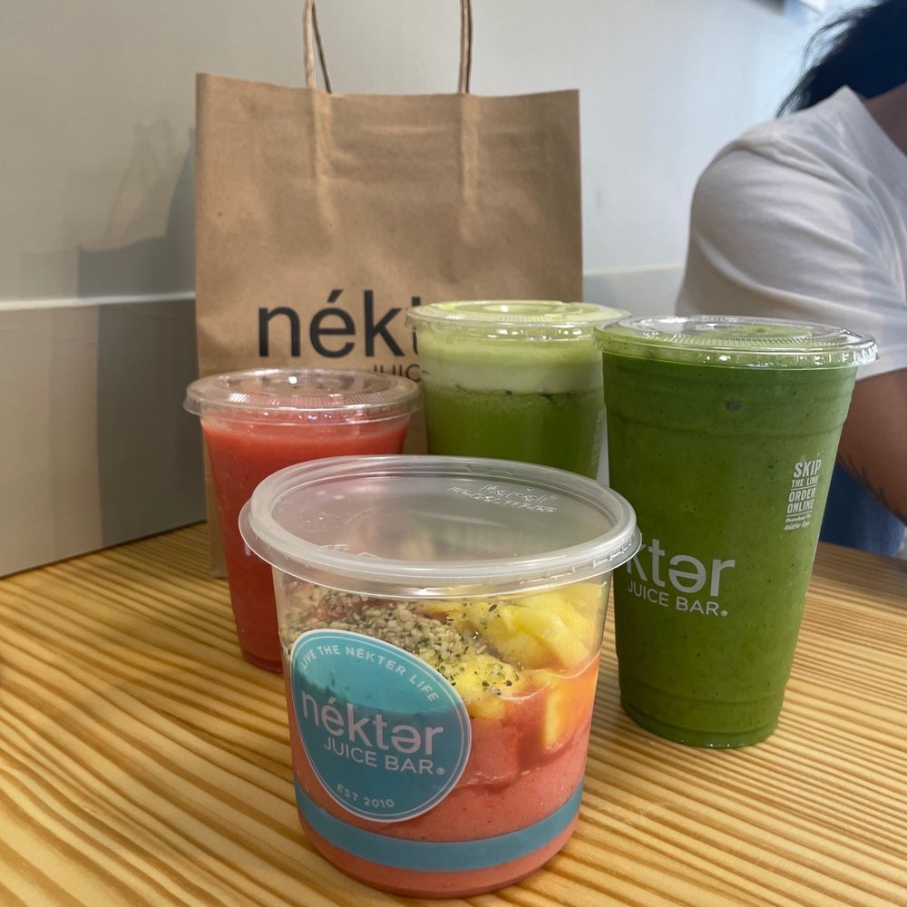 Nekter Juice Bar - Watermelon Bowl, Watermelon smoothie, Green apple detox, and tropical cooler smoothie! - Juice Bars & Smoothies Near Me - Indio, California Nekter Juice Bar - Watermelon Bowl, Watermelon smoothie, Green apple detox, and tropical cooler smoothie! - Juice Bars & Smoothies Near Me - Indio, California