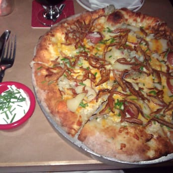Vinsetta Garage - Loaded Baked Potato Pizza with McClure's Pickles. - American Near Me - Berkley, Michigan