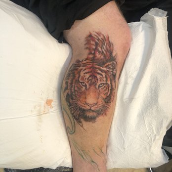 The Missing Piece Tattoo - Poof!! Just need the eyes and we are done!! - Tattoo Near Me - Spokane, Washington