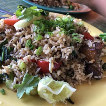 Thai On Demand - Spicy Basil Pork Belly Fried Rice - Thai Near Me - Scottsdale, Arizona Thai On Demand - Spicy Basil Pork Belly Fried Rice - Thai Near Me - Scottsdale, Arizona