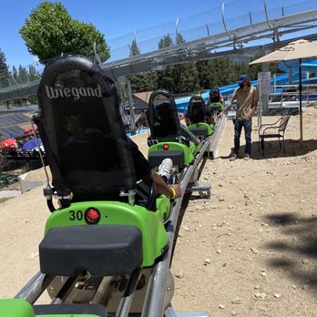 Alpine Slide At Magic Mountain - Minecraft carts. Really fun! - Go Karts Near Me - Big Bear Lake, California