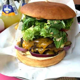 Brioche double patty, cheese and bacon Jalapeño with mustard Brioche double patty, cheese and bacon Jalapeño with mustard