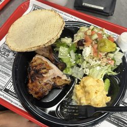 Basil's Flame Broiled Chicken & Ribs - Lunch special