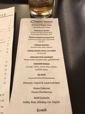 Menu photo 2 C2 - Congress Squared Portland, ME