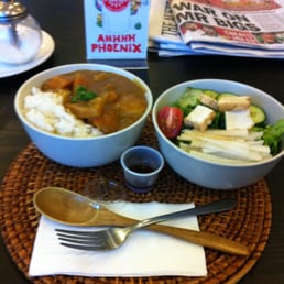Curry & Salad set - a complete meal for under $10! Curry & Salad set - a complete meal for under $10!