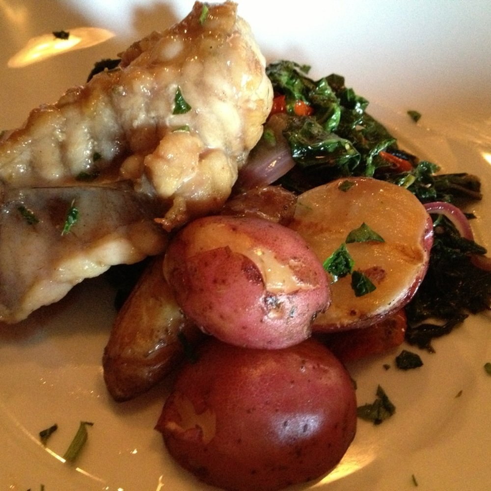 Chives Restaurant - Monk fish - New American Near Me - Suamico, Wisconsin Chives Restaurant - Monk fish - New American Near Me - Suamico, Wisconsin