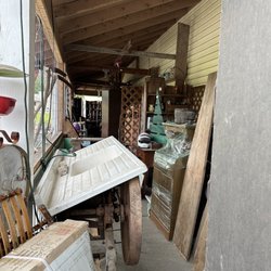 Rivermill Antiques ETC - Before you even get in the door, items are available outside to spark your interest.