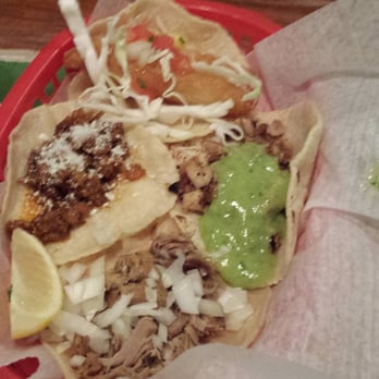 La Casita Olvera - 4 tacos, every meat available. - Mexican Near Me - Whittier, California