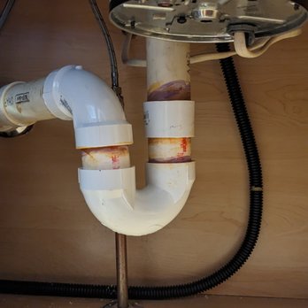 Hector Handyman Repair - The new elbow connector and seal installed with the new garbage disposal - Handyman Near Me Hector Handyman Repair - The new elbow connector and seal installed with the new garbage disposal - Handyman Near Me
