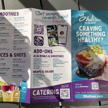 3Natives - Menu - Juice Bars & Smoothies Near Me - Wellington, Florida 3Natives - Menu - Juice Bars & Smoothies Near Me - Wellington, Florida