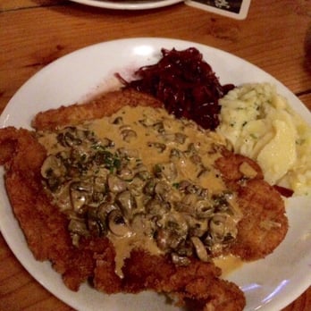 Reichenbach Hall - Giant jägerschnitzel! - Bars Near Me - New York, New York Reichenbach Hall - Giant jägerschnitzel! - Bars Near Me - New York, New York