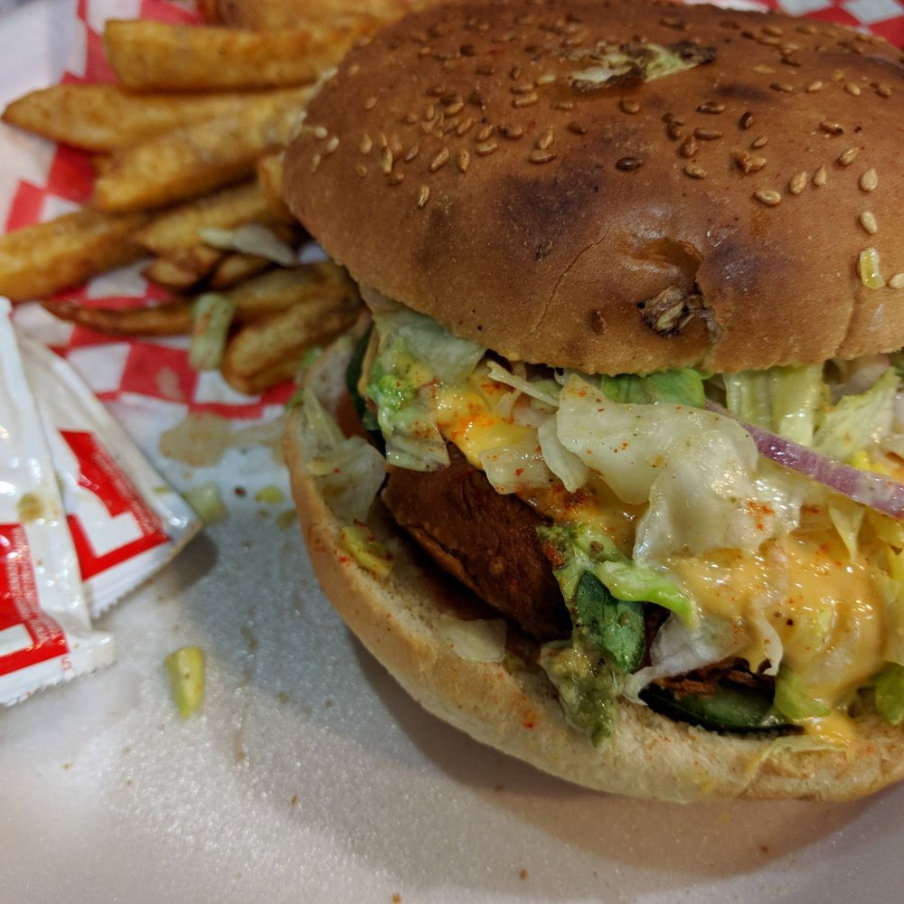 Veggie Planet - Kachori burger - Vegetarian Near Me - Mississauga, Ontario