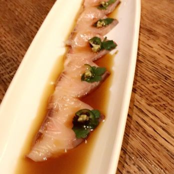 Hopstix - Kanpachi Crudo $14 - Breweries Near Me - Chamblee, Georgia