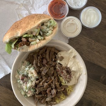 Fill A Pita - Falafel Pita sandwich and Steak Shawarma Rice Bowl - Mediterranean Near Me - Downers Grove, Illinois