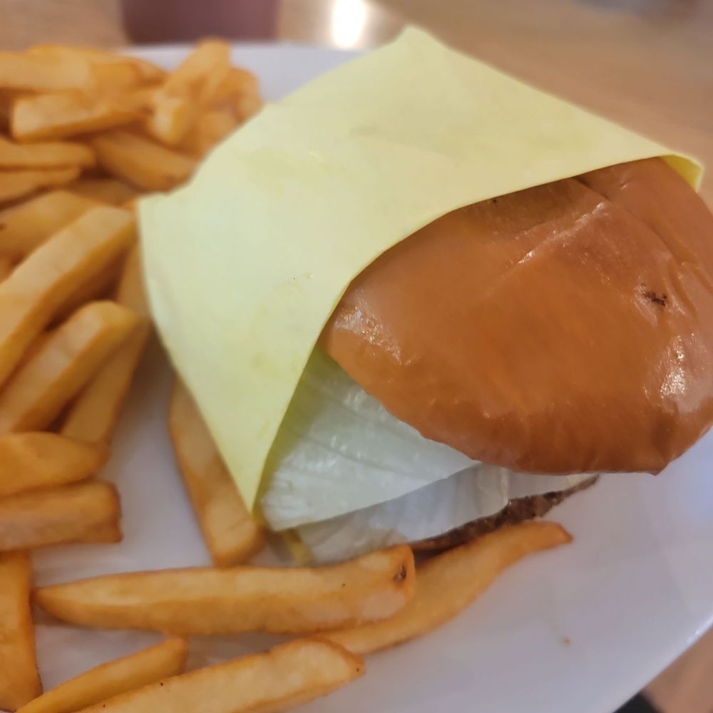 Ladybug Café - Burger with Fries - Japanese Near Me - Gardena, California Ladybug Café - Burger with Fries - Japanese Near Me - Gardena, California