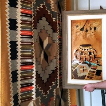 Trujillo's Weaving Shop - Original Hand woven rug and an original oil on leather from a dear family friend, weaving in Bandolier Natl. Monument caves we climbed. - Arts & Crafts Near Me - Chimayo, New Mexico Trujillo's Weaving Shop - Original Hand woven rug and an original oil on leather from a dear family friend, weaving in Bandolier Natl. Monument caves we climbed. - Arts & Crafts Near Me - Chimayo, New Mexico
