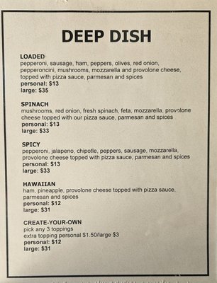 Menu photo 1 5000 Pies Long Beach, CA