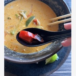 Food with sticker on it