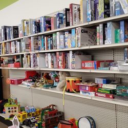 Juanita Goodwill - Childrens area - toys, board games, books