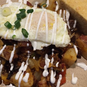 Mimosas Cafe - Meat lovers skillet with an egg (over easy) and biscuit! - Breakfast & Brunch Near Me - San Jose, California Mimosas Cafe - Meat lovers skillet with an egg (over easy) and biscuit! - Breakfast & Brunch Near Me - San Jose, California