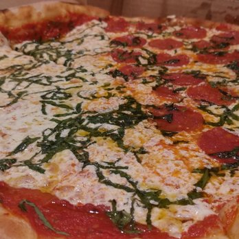 Five Points Pizza - 14" whole 3.1415625.  South Brooklyn with half pepperoni. - Italian Near Me - Nashville, Tennessee