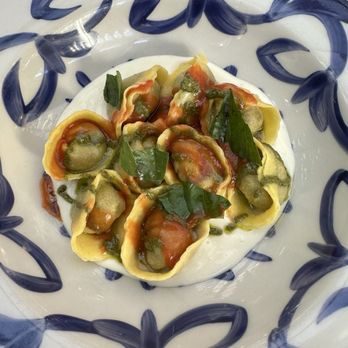 AMALFI Rooftop by Birreria - Eggplant ravioli - Italian Near Me - New York, New York AMALFI Rooftop by Birreria - Eggplant ravioli - Italian Near Me - New York, New York