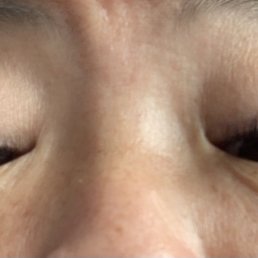 Just got my fill on my lashes done.   Can I say it's hard to take a pic of the lashes without looking all crazy in it!