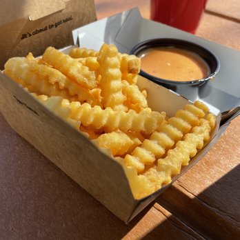 Shake Shack Waverly Place - Fresh fries ready for pick up - Fast Food Near Me - Cary, North Carolina