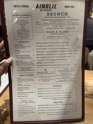 Menu photo 7 Ainslie Bowery New York, NY Menu photo 7 Ainslie Bowery New York, NY