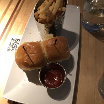 Root Down DIA - Colorado Lamb Sliders with fries - New American Near Me - Denver, Colorado Root Down DIA - Colorado Lamb Sliders with fries - New American Near Me - Denver, Colorado