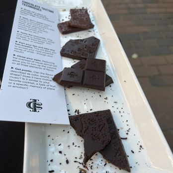 Locus Wines - Chocolate tasting, sourced from Intrigue Chocolates - Wine Tasting Room Near Me - Seattle, Washington