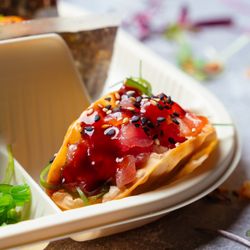 Nori Hand Roll Bar - Bite sized sushi tacos - tuna (appetizers)