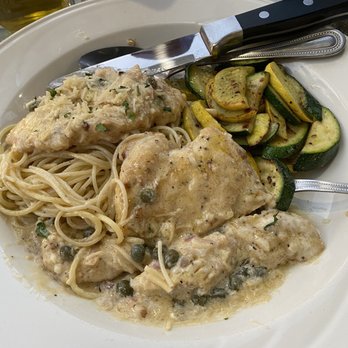Black Diamond Grill - Chicken oicatta.  I cut into it before I remembered I should take a picture.  Chicken was tender-no knife needed - Italian Near Me - Black Diamond, Washington