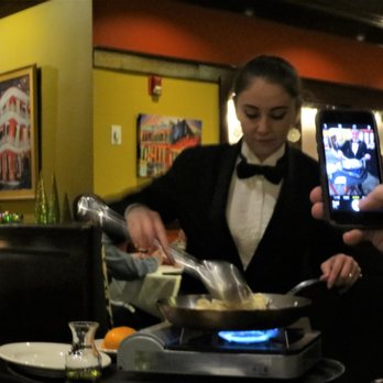 Rey's Restaurant - Bananas Foster prepared tableside. - Seafood Near Me - Raleigh, North Carolina