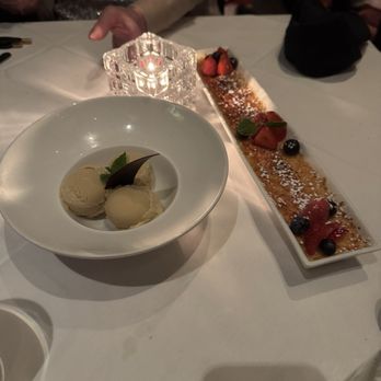 Vic & Anthony's Steakhouse - Crème Brûlée and Homemade Pistachio Ice Cream - Steakhouses Near Me - Las Vegas, Nevada Vic & Anthony's Steakhouse - Crème Brûlée and Homemade Pistachio Ice Cream - Steakhouses Near Me - Las Vegas, Nevada